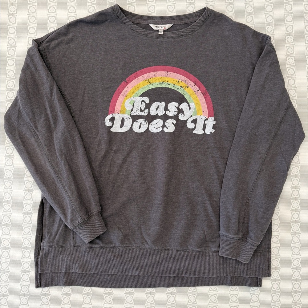 Wildfox Charcoal Sweatshirt